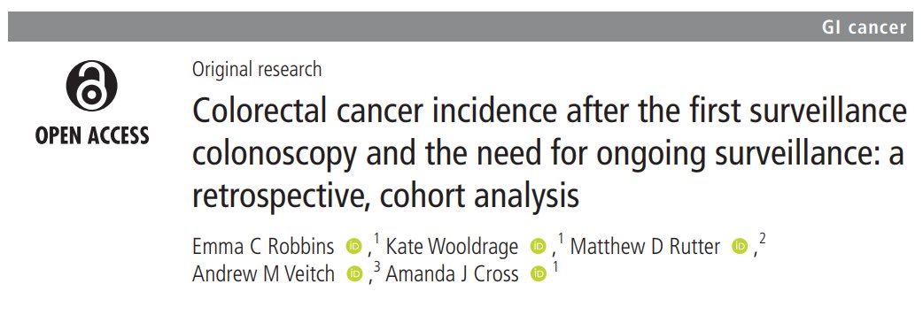 Cancer Screening & Prevention Research Group (@csprg_imperial) on Twitter photo 1/8
Which patients under surveillance for colorectal cancer (CRC) after polyp removal need to continue having surveillance beyond the 1st surveillance colonoscopy (SC1)?
Our new analysis in <a href="/Gut_BMJ/">Gut Journal</a> examines which pt groups need ongoing surveillance
gut.bmj.com/cgi/rapidpdf/g… 1/8
Which patients under surveillance for colorectal cancer (CRC) after polyp removal need to continue having surveillance beyond the 1st surveillance colonoscopy (SC1)?
Our new analysis in <a href="/Gut_BMJ/">Gut Journal</a> examines which pt groups need ongoing surveillance
gut.bmj.com/cgi/rapidpdf/g…