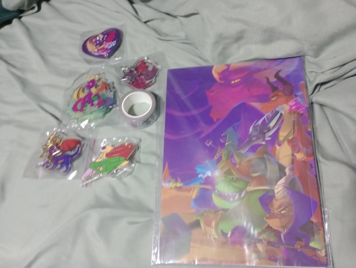 <a href="/spyro25zine/">The Adventure Continues | Donation made! 🔥</a> 
Apologies for the poor photo quality but just got mine delivered today and I love it! I think I might avoid opening them to avoid damaging them. You made a Spyro fan really happy!