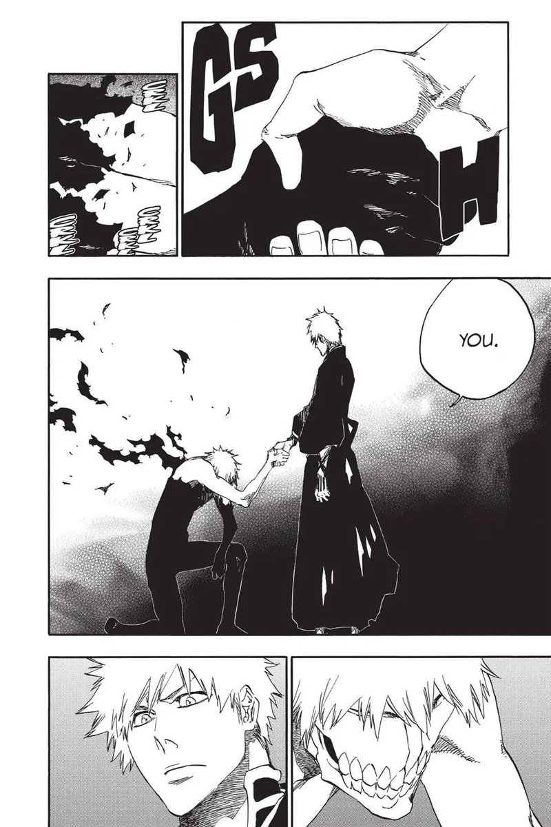 Karia13_'s tweet photo. FAQ TITE KUBO 

Q: Ichigo a pris son premier Asauchi (sabre vierge) lors de sa visite au Palais Royal. Cela signifie-t-il aussi qu’il a porté pour la première fois une vraie tenue de shinigami officielle à ce moment-là ?

K: Oui, c’est exactement ça. https://t.co/Vcj5qMDY8U