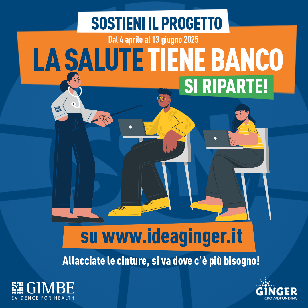 GIMBE's tweet photo. 🎒 A 17 anni si comincia a scegliere. Anche per la propria salute!
Con "La Salute Tiene Banco" portiamo educazione alla #salute nelle #scuole. 🗓️In questa #GiornataMondialeDellaSalute sostieni la nostra campagna di #crowdfunding su #IdeaGinger
👉 https://t.co/5d3hkxF2Bx https://t.co/XJQigOwcWG