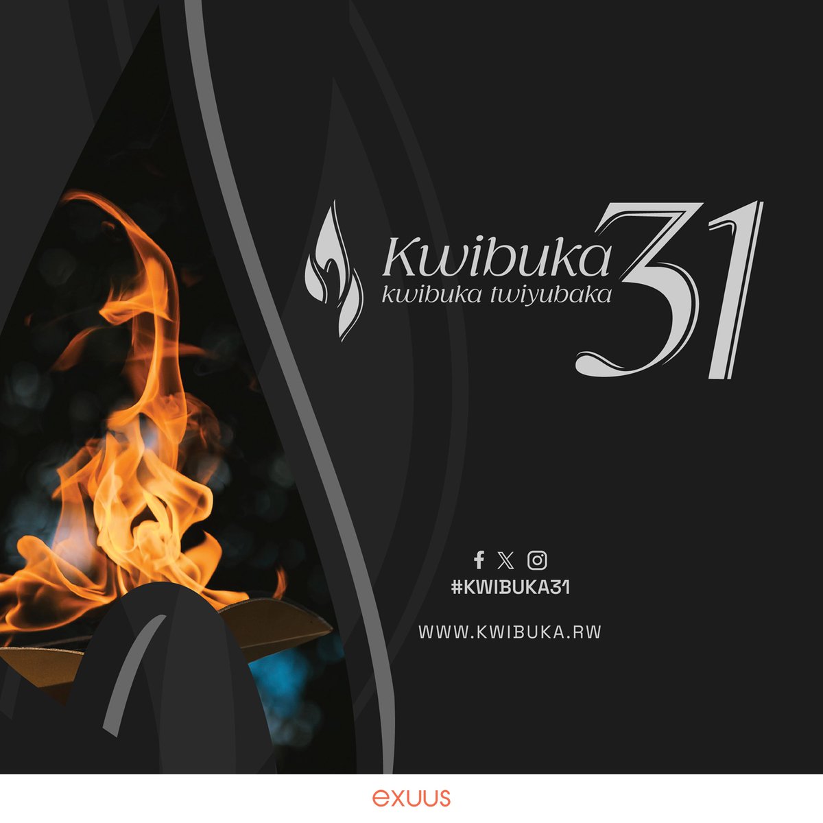 Today Exuus joins all Rwandans in commemorating the 1994 Genocide against the Tutsi. 

As we mark #Kwibuka31, let us stand in solidarity with all survivors as we remember, unite and renew our commitment to building a future of dignity and resilience.