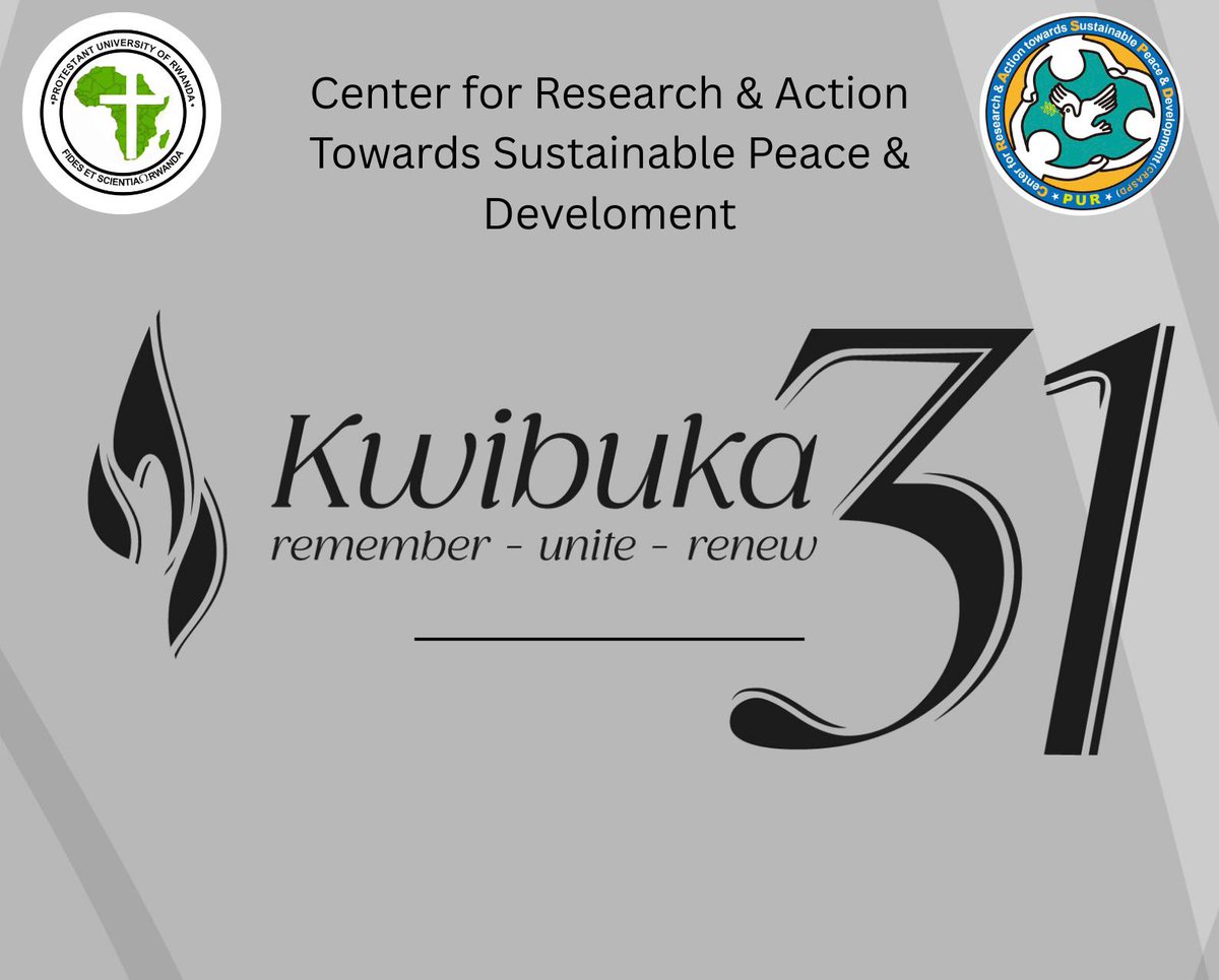 #Kwibuka31  🇷🇼
#TwibukeTwiyubaka  🩷🇷🇼
#genocideneveragain