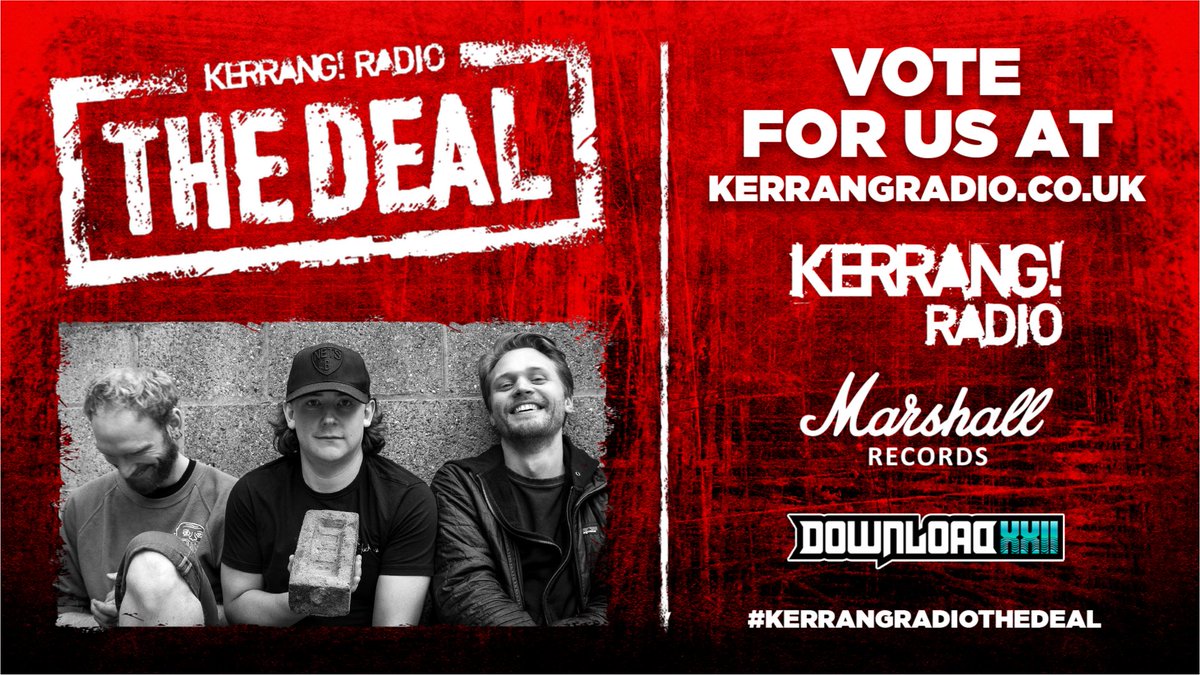 Us lucky lads are in with a chance to play <a href="/DownloadFest/">Download Festival</a> this summer - vote for ‘Bayou Autonomy’ at kerrangradio.co.uk to get us to the final round of the <a href="/KerrangRadio/">Kerrang! Radio</a> and <a href="/MarshallRecs/">Marshall Records</a> ‘The Deal’ competition!
Voting runs from 7th April (10.00) to 13th April (23:59)!