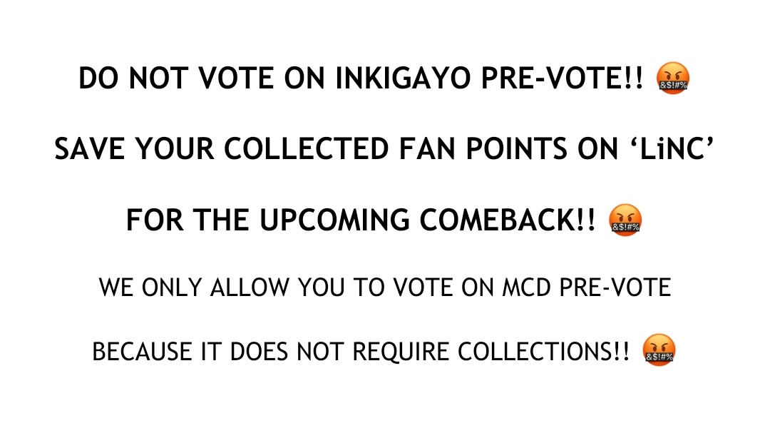ENVOOSTERS's tweet photo. ATTENTION ENGENES ‼️

PLEASE MAKE READING A HABIT! 🙄

#ReadAndUnderstand #DontVoteOnInkigayoPreVote #SaveFanPointsForCB https://t.co/7hDRoMoZ3D