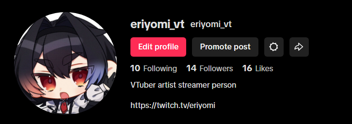 eriyomi7's tweet photo. oh yeah! I got a TikTok now! I'd appreciate if you'd check me out ehe https://t.co/5wibLhVQXk