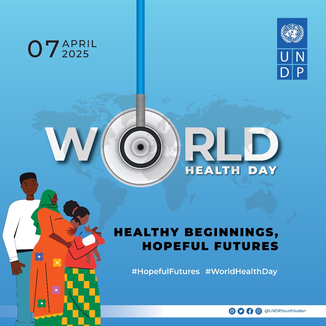 UNDP South Sudan (@undpsouthsudan) on Twitter photo On #WorldHealthDay, we celebrate gains made in promoting #HealthForAll. In #SouthSudan, <a href="/UNDP/">UN Development</a> with funding from <a href="/GlobalFund/">The Global Fund</a>, under the leadership of Ministry of Health prevents the spread of HIV from mothers to their children – helping women and their babies to survive and On #WorldHealthDay, we celebrate gains made in promoting #HealthForAll. In #SouthSudan, <a href="/UNDP/">UN Development</a> with funding from <a href="/GlobalFund/">The Global Fund</a>, under the leadership of Ministry of Health prevents the spread of HIV from mothers to their children – helping women and their babies to survive and