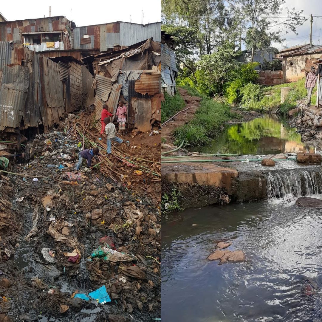 #Local efforts to restore #water quality are key to guaranteeing water access to #children and their communities. 💧 
Learn how you can contribute to the efforts being done in #Kibera here:
buff.ly/2Df8X4b