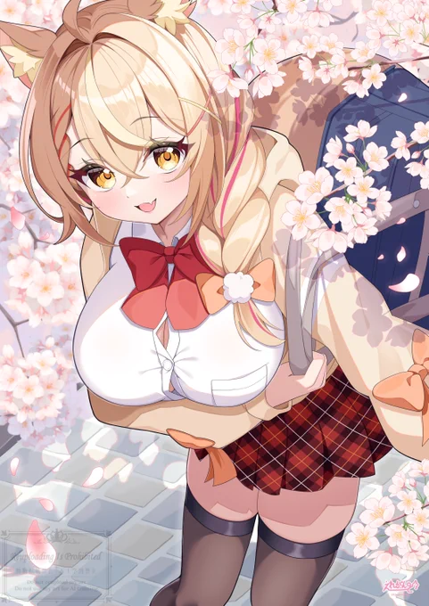 満開 