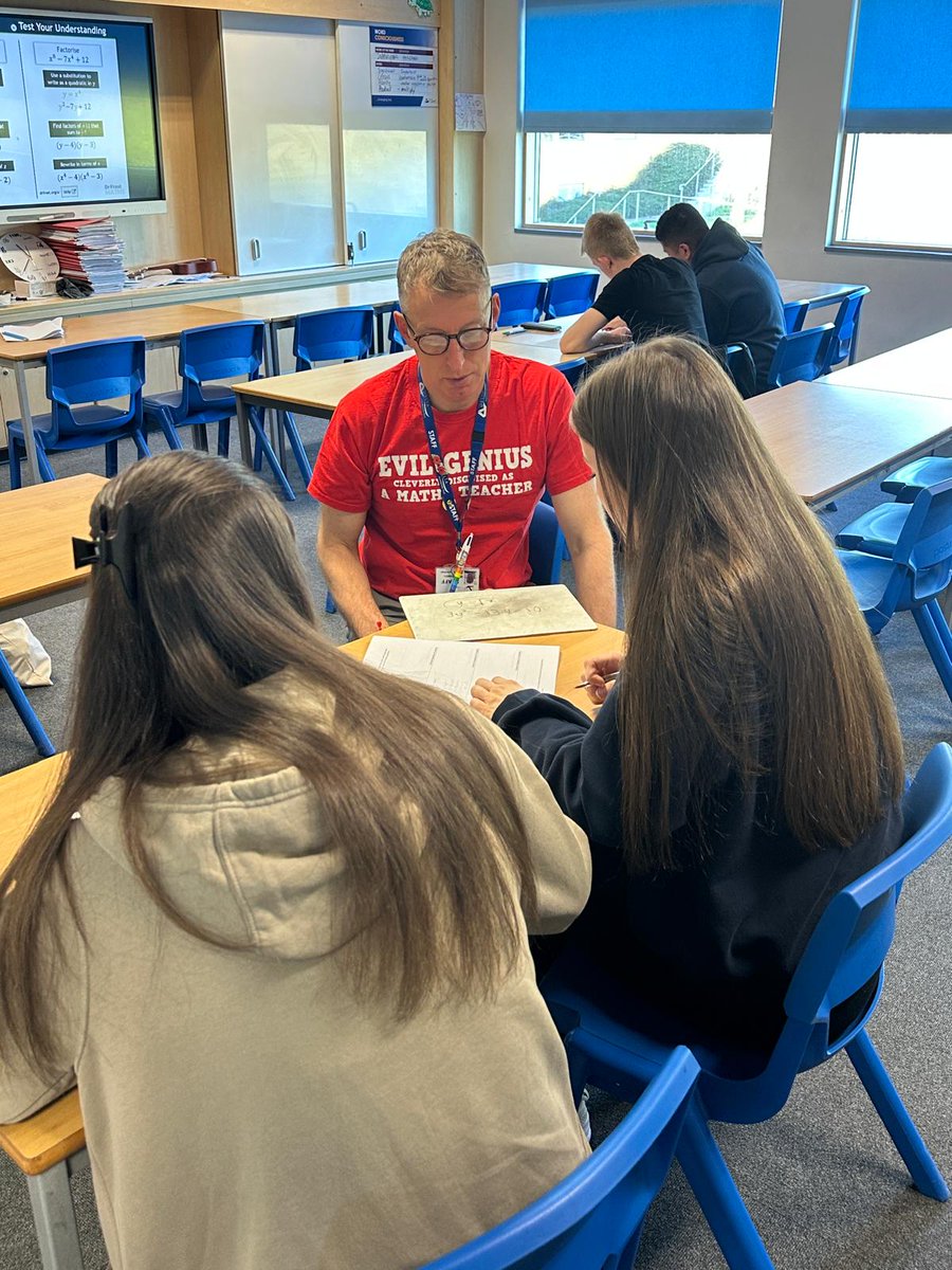 Day 1 of our Easter Enrichment programme starting off with Maths! Over 110 students have joined the Maths team! Well done everyone 👏  #ProudofDarton #Maths #Committed #Year11