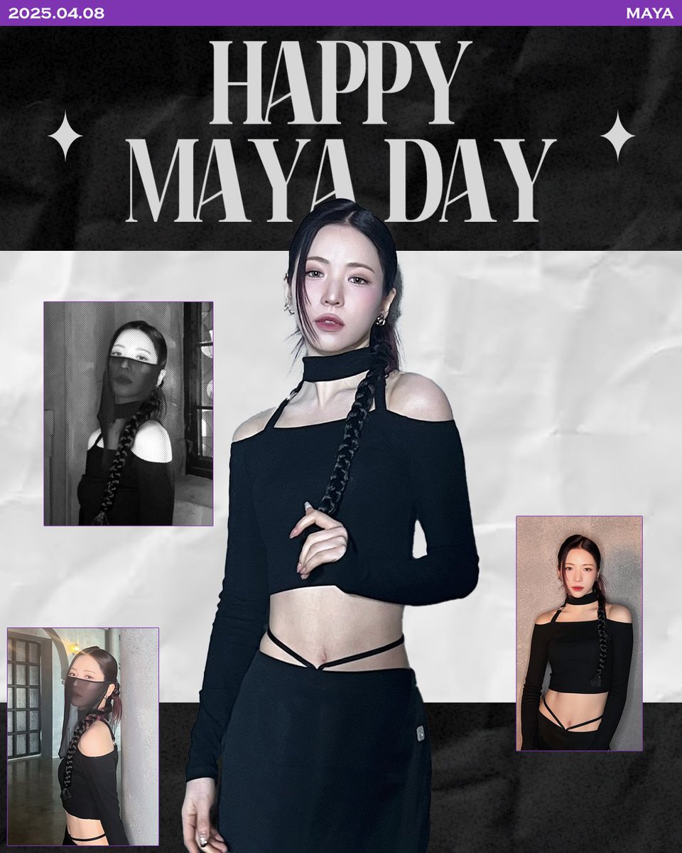 .˚⊹⁺‧┈┈┈ *＼ 𝟐𝟎𝟐𝟓.𝟎𝟒.𝟎𝟖 ／* ┈┈┈‧⁺ ⊹˚.
　　ㅤㅤ    𝐇𝐀𝐏𝐏𝐘 𝐁𝐈𝐑𝐓𝐇𝐃𝐀𝐘 𝐌𝐀𝐘𝐀
.˚⊹⁺‧┈┈┈┈┈┈┈┈┈┈┈┈┈┈┈‧⁺ ⊹˚.

#NiziU #니쥬 #MAYA
#HappyMAYAday #WithU