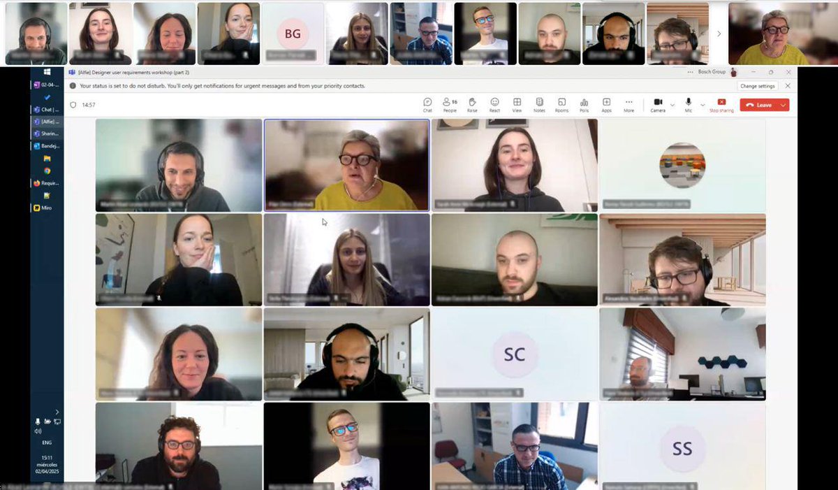 On April 2nd, #ALFIEproject held its 2nd internal workshop, led by <a href="/BoschEspana/">Bosch España</a>!
Focus: defining what designer users need to build ethical AI tools with the ALFIE AutoML platform.
Learn more: bit.ly/44cVtls 

#AIethics #AutoML #EUHorizon #Industry40