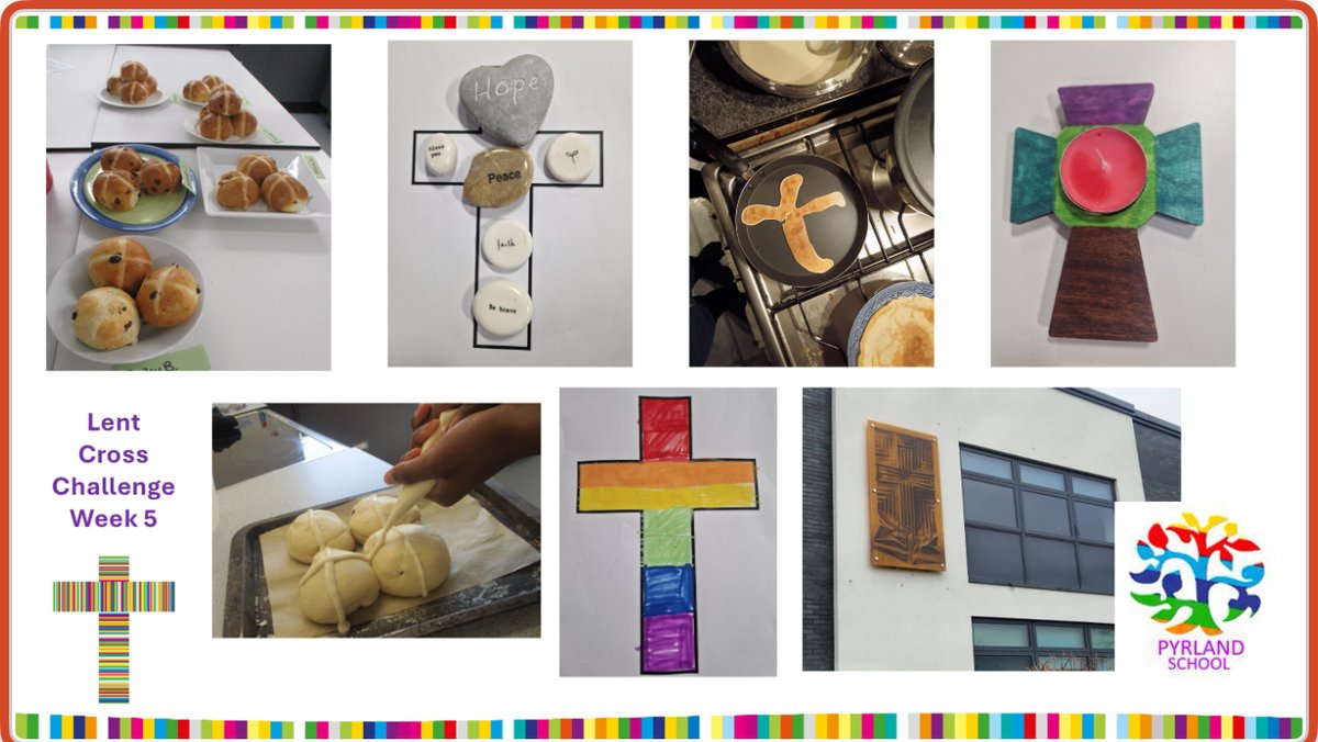 Thank you to all who have found, made and photographed crosses for week 5 of the Lent Cross Challenge. Wishing you all a Happy Easter.