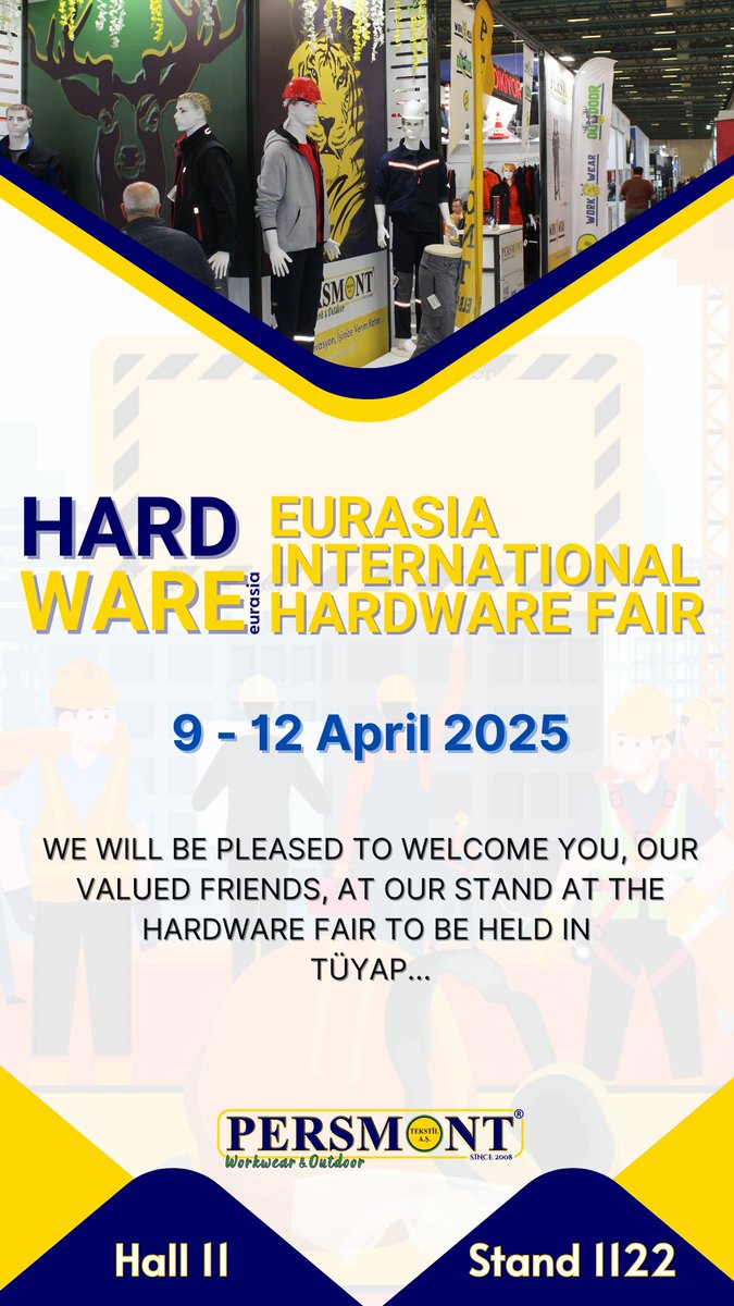 Tüyap'ta gerçekleştirilecek olan Hırdavat Fuarında siz değerli dostlarımızı standımızda ağırlamaktan memnuniyet duyacağız...