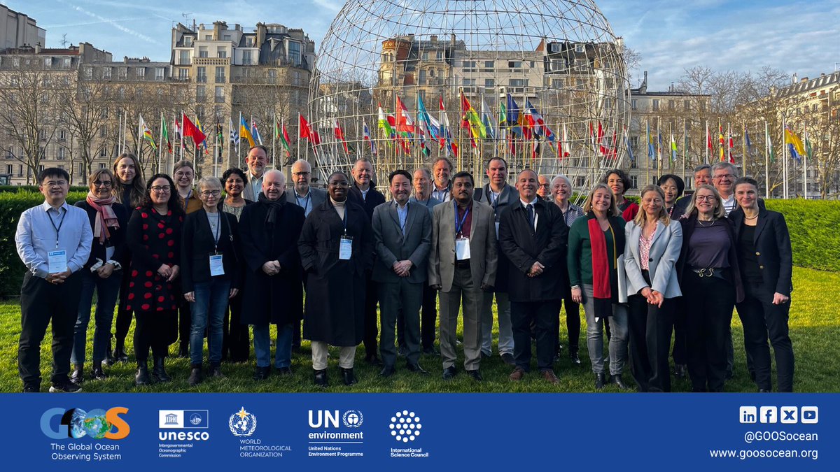 GOOSocean's tweet image. The GOOS 14th Steering Committee Meeting (19–21 February 2025) report is out!
Find SC-14 decisions, recommendations, and actions for a more integrated, transparent & action-driven ocean observing system here:
🔗 goosocean.org/document/36131