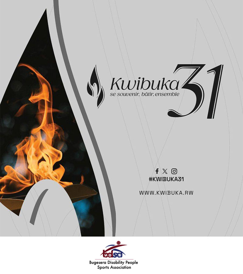 Twifatanyije n'Abanyarwanda n'Isi yose kwibuka ku nshuro ya 31 Jenoside yakorewe Abatutsi mu 1994.    

Twibuke Twiyubaka 

#Kwibuka31