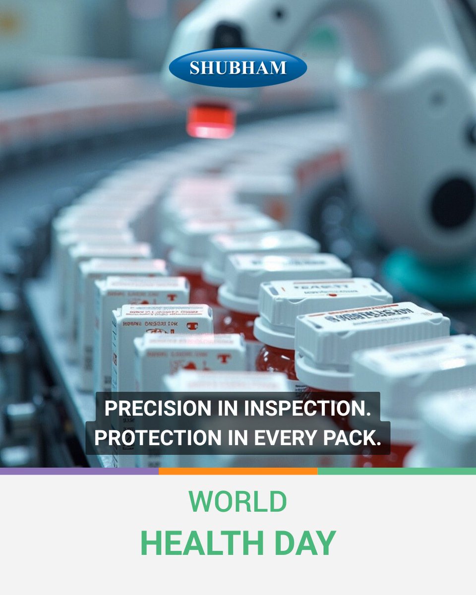 ShubhamAutoIn's tweet image. 🌍 World Health Day 🌏

Smart automation ensures that every health product meets the highest safety standards — because health starts with quality.
.
.
.
.
.
#WorldHealthDay #ShubhamAutomation #SmartInspection #PrecisionMatters #HealthcareSafety #AutomationForHealth  #Industry40