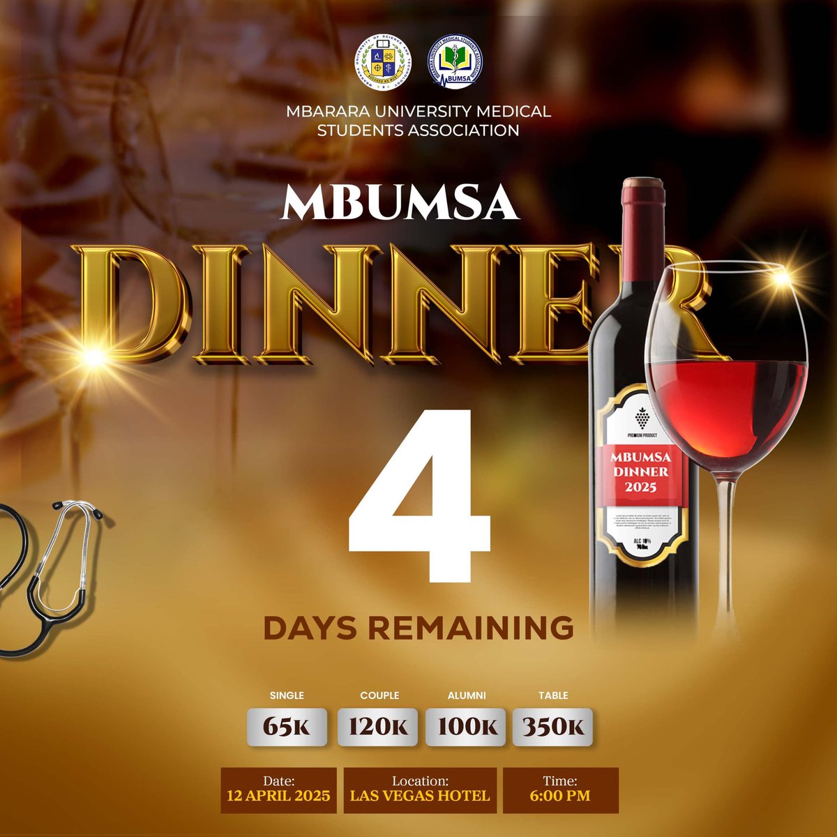 Its a good day 😌 to secure your ticket for the MBUMSA DINNER TICKET 🎟 😋 😉 😀 

This is a unique 👌 ✨️ edition 👌 👏 😍 
Surely you can't miss this