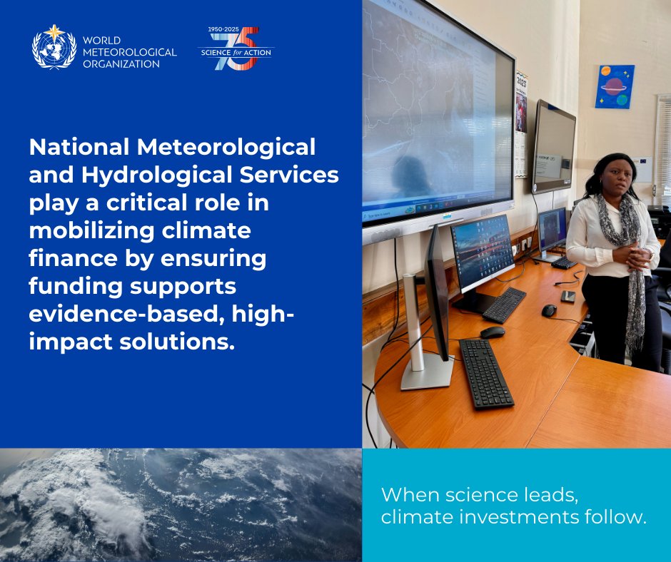 Resilience doesn’t come from guesswork. It’s built on the local data, insight, and leadership that National Meteorological and Hydrological Services provide. 

Full report: lnkd.in/ejXpXMQ4