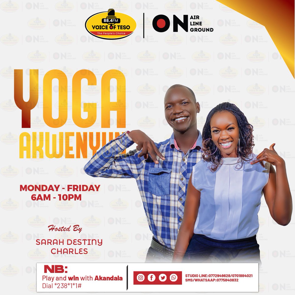 voice_of_teso's tweet image. YogaAkwenyun!
#freshweek
#Monday