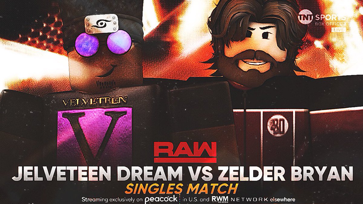 ROBLOXWWE25_'s tweet photo. Monday Night Raw | April 7th | 6:00PM EST
@obsessedwjunior takes on @zughh_ in Singles Action.
#NoahCorbin takes on #UahLee
@PhantomRW is set to face @JasonEffectRW
#PineCrews goes up against #Jesaro
You dont wanna miss it! Tune in tonight at 6ET/5CT on the WWE Network. ๐ https://t.co/zfxsJXryok