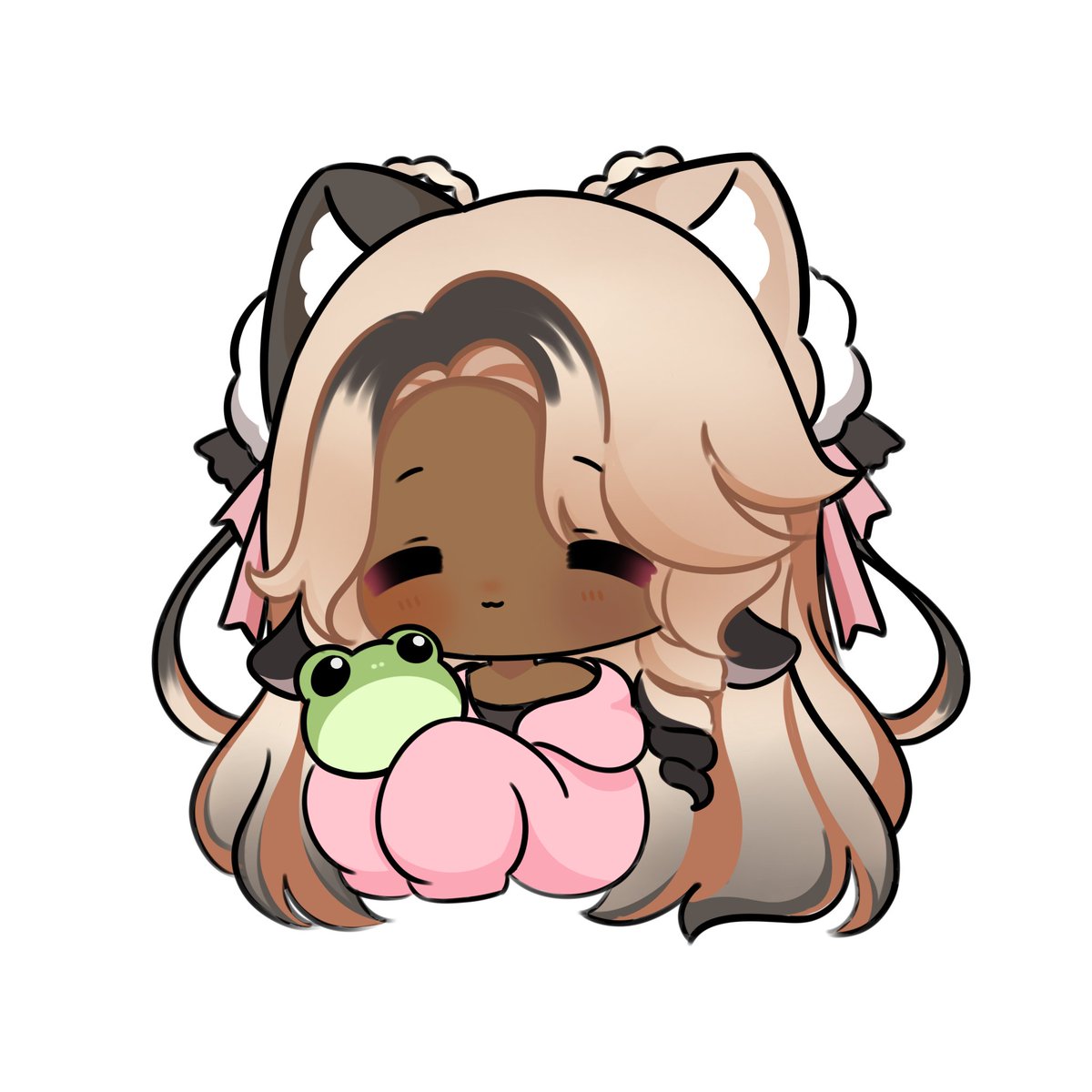 I was able to have a fully rested week and talk to some close friends, I feel sad when I do not get to stream. But, breaks are needed! Remember to take care of yourselves too my lil tadpoles! 🩷🐸