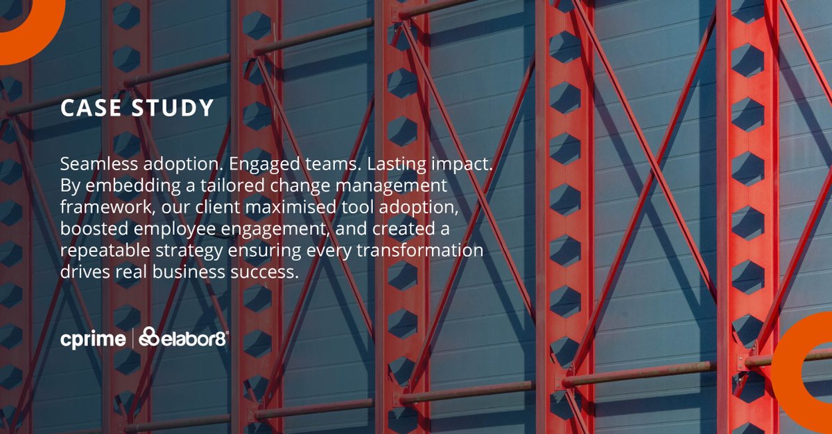 From low digital tool adoption to high ROI: Discover how we bridged the gap between digital and operations to significantly improve operational efficiency and cross-functional collaboration with a tailored change management framework. elabor8.com.au/implementing-a…