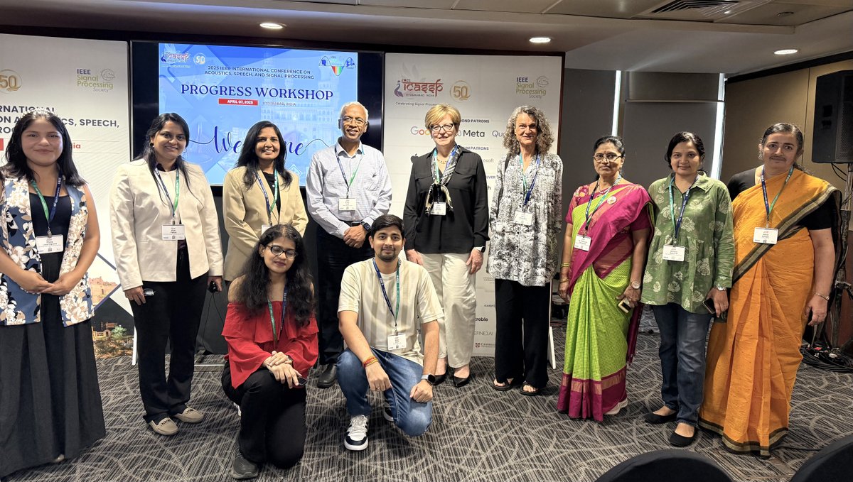 ieeeICASSP's tweet photo. Day 2 kicks-off with the PROGRESS workshop! #icassp2025 #ieeesps https://t.co/zdqhjtZl8s