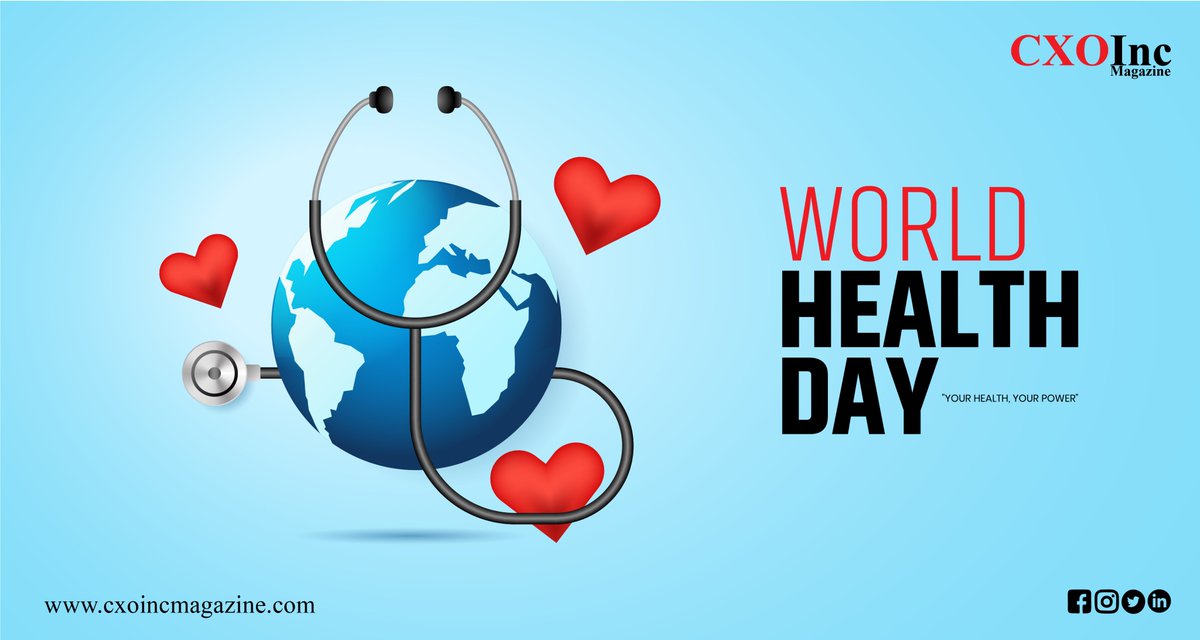 IncCxo's tweet image. &quot;Those who do not find time for exercise will have to find time for illness.&quot;

Wishing you a Happy World Health Day! Make time for health—it’s the best investment you’ll ever make.

#WorldHealthDay #ExerciseMatters #MoveYourBody #ActiveLife #HealthyRoutine #StayFit #StrongerSelf