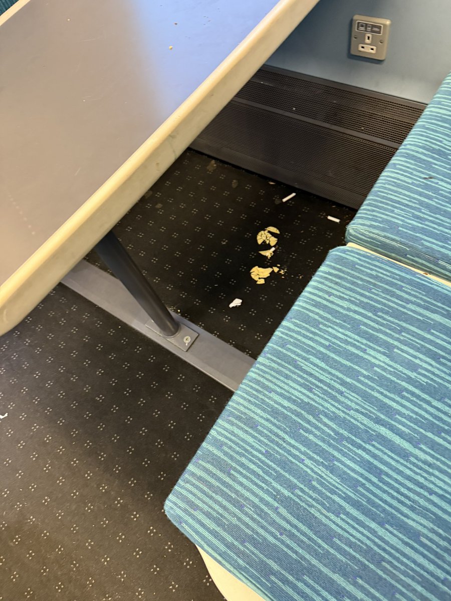 v8vantage's tweet photo. @GNRailUK 
why do i have pay £73.00 to travel in a pig sty , Thameslink is much the same https://t.co/0OSfqYNulc