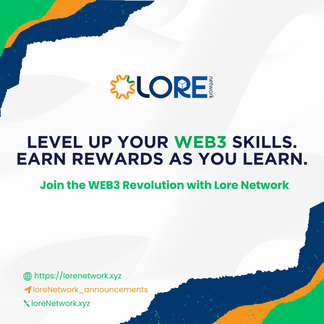 #MondayMotivation

🚀 "Unlock your potential one lesson at a time! Start your month strong with LORE Network."

Dive into quizzes designed to challenge and reward your curiosity.

Let’s make April a month of achievements and growth!
#Learn2Earn #AprilMotivation