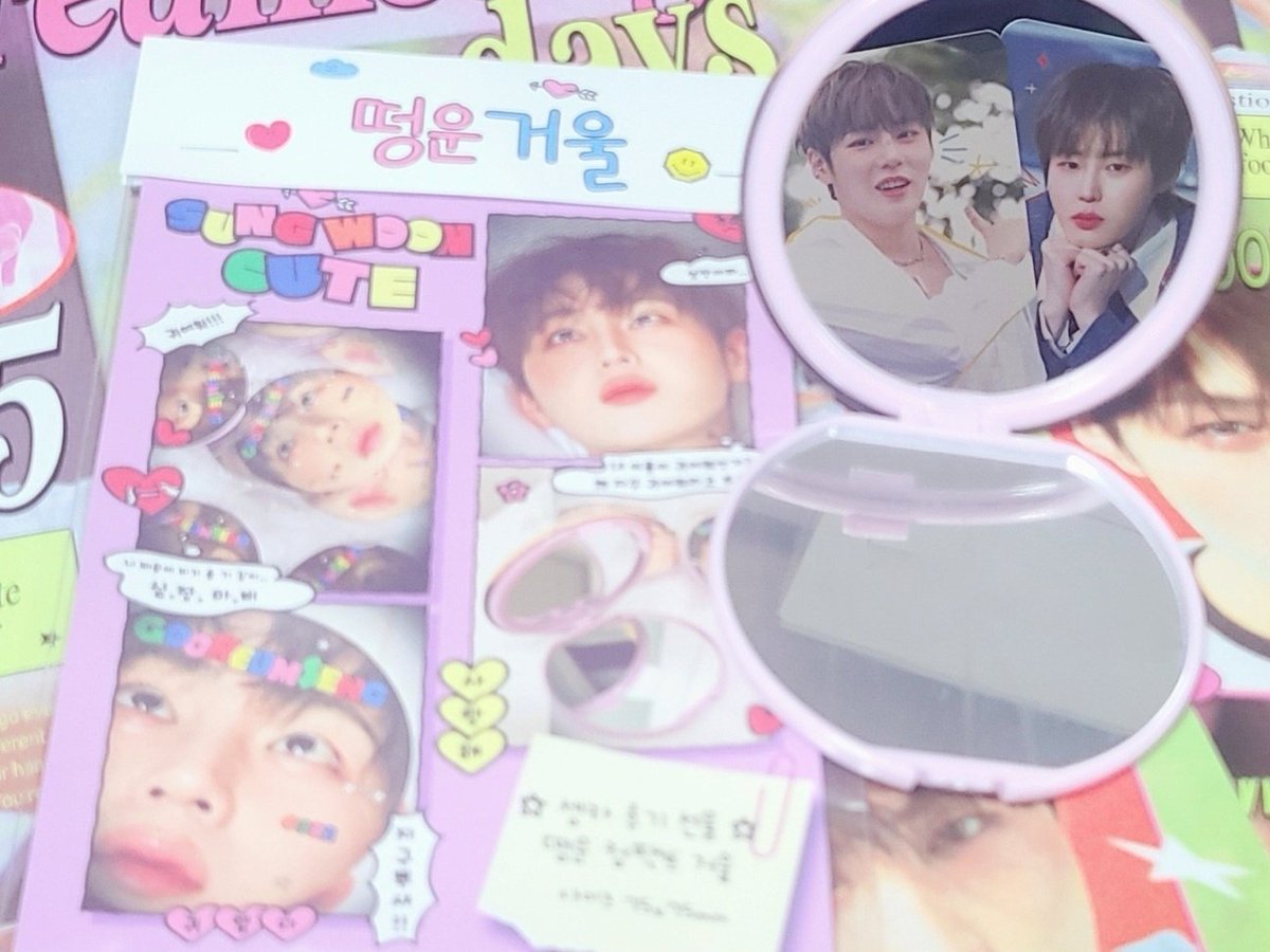 꺄- 드디어 받았습니다🩷
하성운이 너무 예뻐요ㅠㅠ♡
미모 진짜 입틀막🙊🙊❤️
감사합니당 <a href="/my_DdeongUng322/">마이떵웅(💙)</a>
소중하게 간직할게요🌸🌸