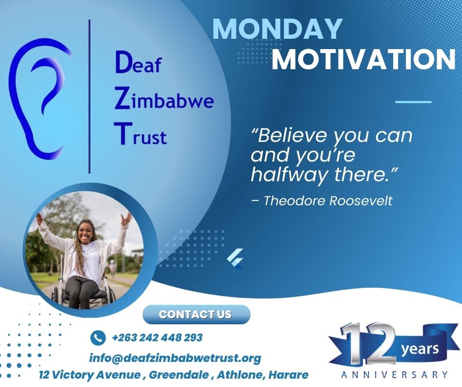 Deaf Zimbabwe Trust (@deafzimtrust) on Twitter photo #MondayMotivation
#NewWeek
#NewBeginnings
<a href="/263Chat/">263Chat.com ๐ฟ๐ผ</a>
<a href="/3KtvZim/">3Ktv</a>
<a href="/abrahammateta/">Abraham Mateta</a>
<a href="/capitalkfm/">Capitalk100.4fm</a>
<a href="/DailyNewsZim/">DailyNewsZim</a>
<a href="/GenderZimbabwe/">Zimbabwe Gender Commission</a>
<a href="/OpenParlyZw/">Open Parly ZW</a>
<a href="/ParliamentZim/">Parliament of Zimbabwe</a>
<a href="/HopeResurrect/">Hope Resurrect Trust</a>
<a href="/NkomwaTrust/">NKOMWA FOUNDATION TRUST</a>
<a href="/LRFZimbabwe/">Legal Resources Foundation</a>
<a href="/molokele/">Fortune Daniel Molokele</a>
<a href="/HonBNyamupinga/">Hon Biata B Nyamupinga</a>
<a href="/SenAnnahShiri/">Senator ANNAH SHIRI</a>
<a href="/nangozimbabwe/">NANGO Zimbabwe</a>
<a href="/signsofhopezim/">#AccessToInformation</a> #MondayMotivation
#NewWeek
#NewBeginnings
<a href="/263Chat/">263Chat.com ๐ฟ๐ผ</a>
<a href="/3KtvZim/">3Ktv</a>
<a href="/abrahammateta/">Abraham Mateta</a>
<a href="/capitalkfm/">Capitalk100.4fm</a>
<a href="/DailyNewsZim/">DailyNewsZim</a>
<a href="/GenderZimbabwe/">Zimbabwe Gender Commission</a>
<a href="/OpenParlyZw/">Open Parly ZW</a>
<a href="/ParliamentZim/">Parliament of Zimbabwe</a>
<a href="/HopeResurrect/">Hope Resurrect Trust</a>
<a href="/NkomwaTrust/">NKOMWA FOUNDATION TRUST</a>
<a href="/LRFZimbabwe/">Legal Resources Foundation</a>
<a href="/molokele/">Fortune Daniel Molokele</a>
<a href="/HonBNyamupinga/">Hon Biata B Nyamupinga</a>
<a href="/SenAnnahShiri/">Senator ANNAH SHIRI</a>
<a href="/nangozimbabwe/">NANGO Zimbabwe</a>
<a href="/signsofhopezim/">#AccessToInformation</a>