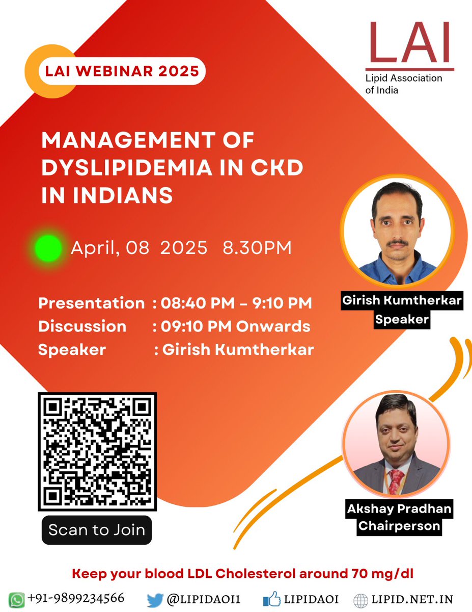 Lipid Association of India (@lipidaoi1) on Twitter photo 