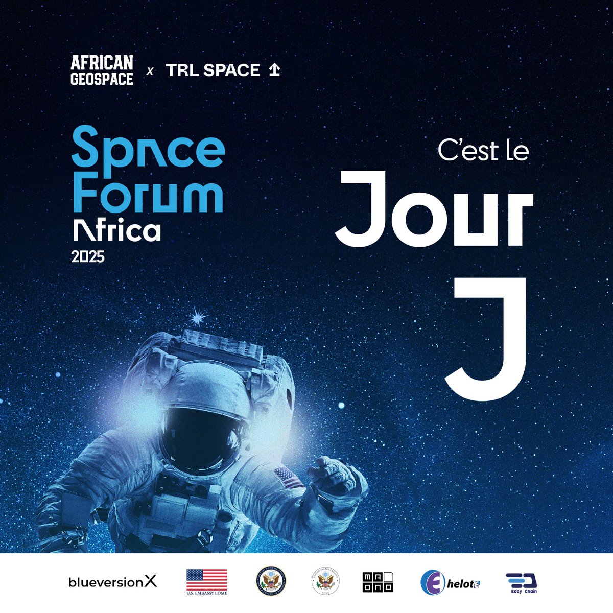 Du sol de Lomé à l’infini du ciel,
le Space Forum Africa 2025 commence aujourd’hui. 🚀

From the ground of Lomé to the infinity of the skies,
Space Forum Africa 2025 is officially taking off.

Le continent est prêt. Let’s lift off! 🔥
#SpaceForumAfrica #SFA2025 #Lomé #Day1 #Jour1