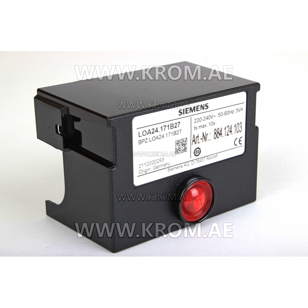 krom_ae's tweet image. 🔧 Siemens LOA24.171B27 – original control box for Master, Cib Unigas, Viessmann, Ferroli, Lamborghini burners &amp;amp; heaters! 🚀 Order now! 

#Siemens #BurnerControl #HVAC #MiddleEast #Gulf