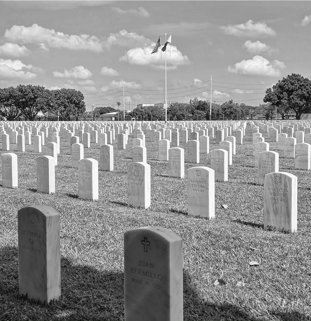 Standing here at Clark Veterans Cemetery in the Philippines, surrounded by the quiet rows of marble headstones, it’s impossible not to feel the weight of history. These are not just names etched in stone—they are lives once lived, sacrifices made far from home. American and