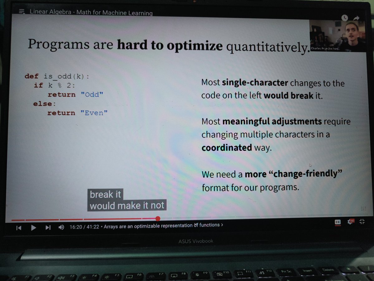 pratikghosh334's tweet image. Just started learning linear algebra—first step towards ML! Watching the @weights_biases playlist to build a strong foundation. Excited for the journey! #MachineLearning #LinearAlgebra