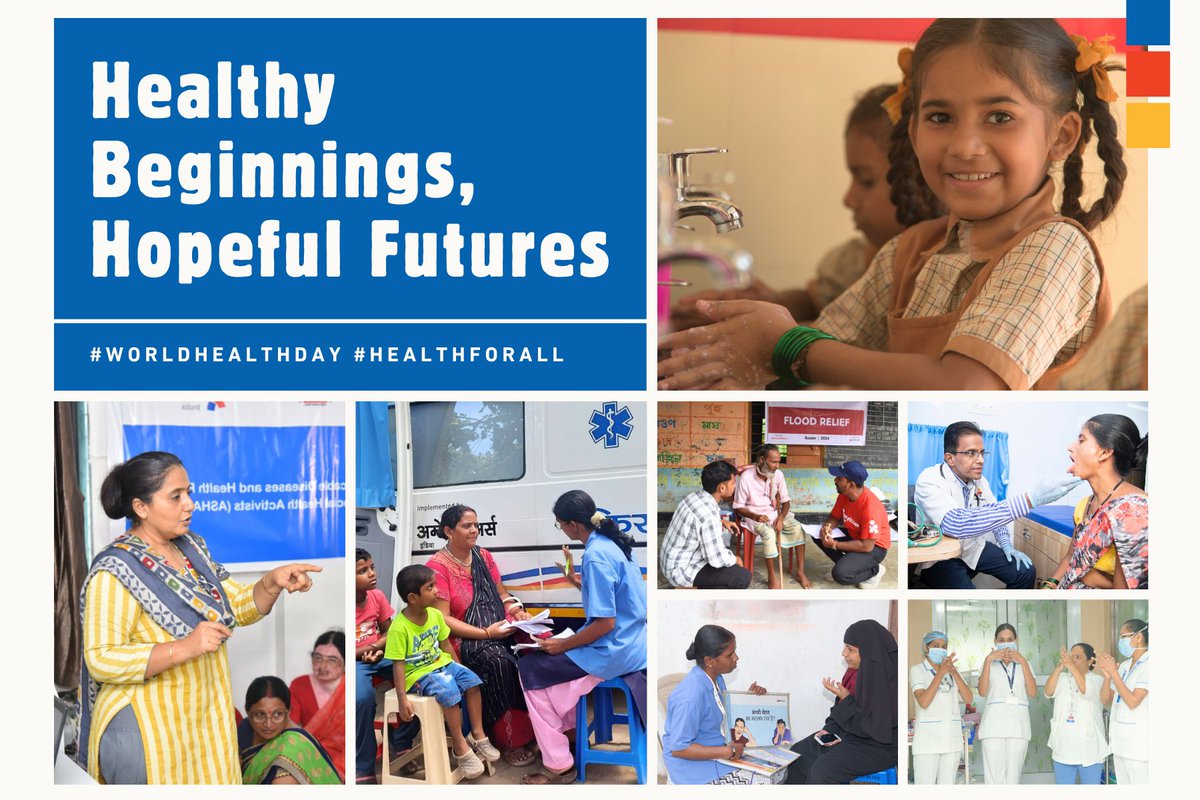 This #WorldHealthDay, we are bridging the gap. In 2024:
✅ 36K families affected with disaster provided with relief kits 
✅ 275K+ consultations via 13 MHC
✅ 250K+ screened for diabetes &amp; hypertension
✅ 300+ schools improved with WASH &amp; health ed
✅ 300+ PHCs strengthened