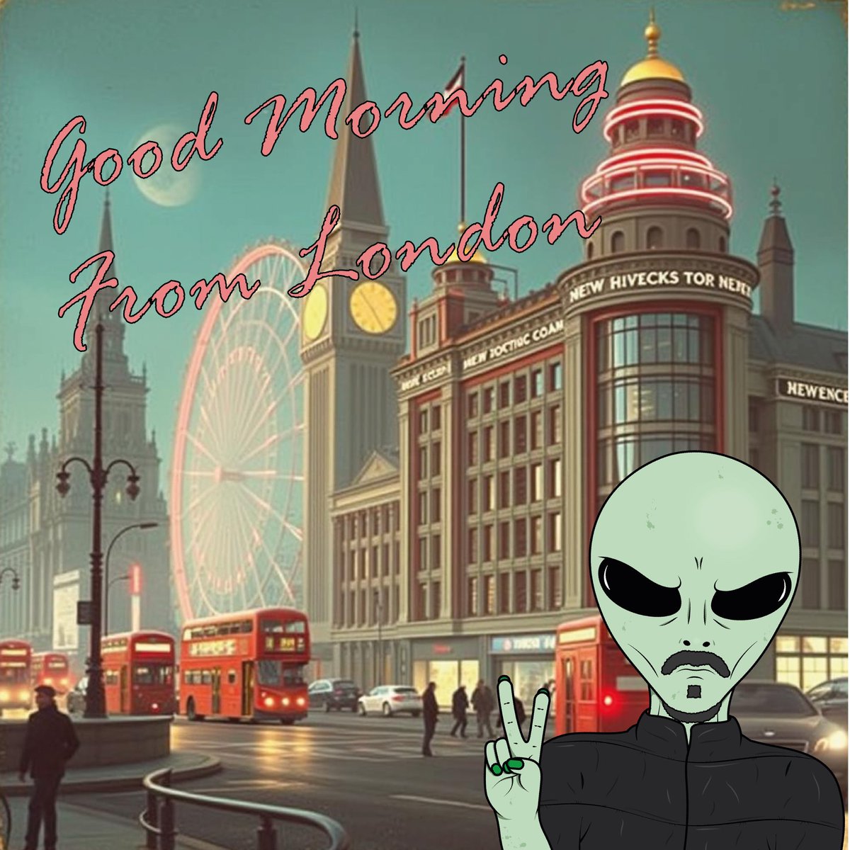 InvadersLabs's tweet image. Good Morning from London 👽

Our Vaderz continues their visit of the blue world 🌎 

Dm us if you want to be added to our whitelist and have the opportunity to win a free mint 🫵

#NFTCommunity #NFTCollection #nftcontest #InvadersLabs