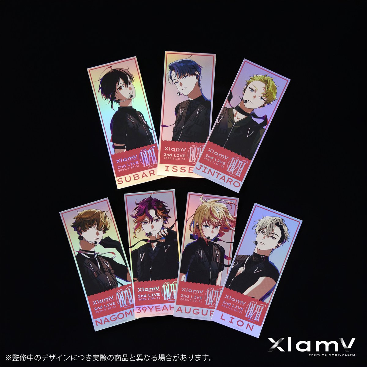 ◢◤ XlamV 2nd LIVE -DUH-🕺✨ 新グッズ特典実写公開