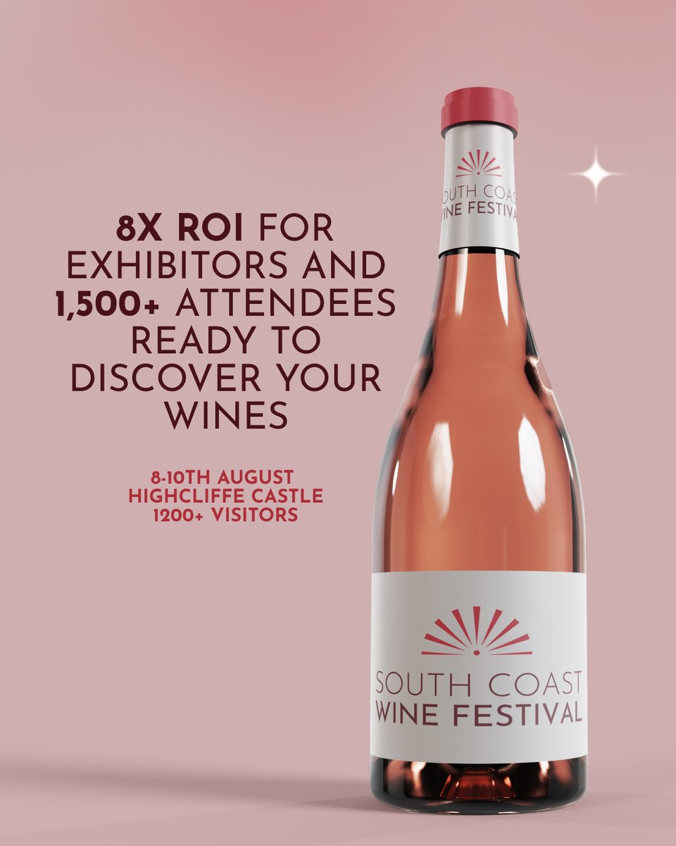 Your wines deserve a castle, 1,500+ enthusiasts, and an 8x return.

Drop us a DM today to find out more about our wine exhibitor space. We only have a few remaining! 

#WineProducers #WineMakers #WineFestival #Wine #UKWineFestival