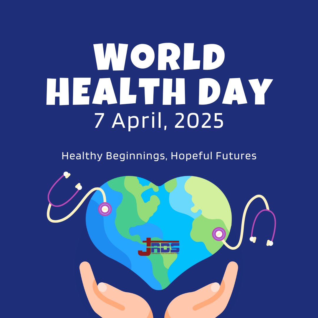 This #WorldHealthDay, let’s embrace small, healthy habits for a stronger tomorrow! Healthy beginnings, hopeful futures!