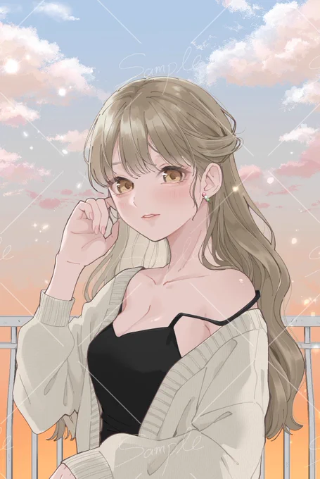 《commission》 配信用イラストを描かせていただきました! ご依頼ありがとうございました #有償依頼 #イラスト