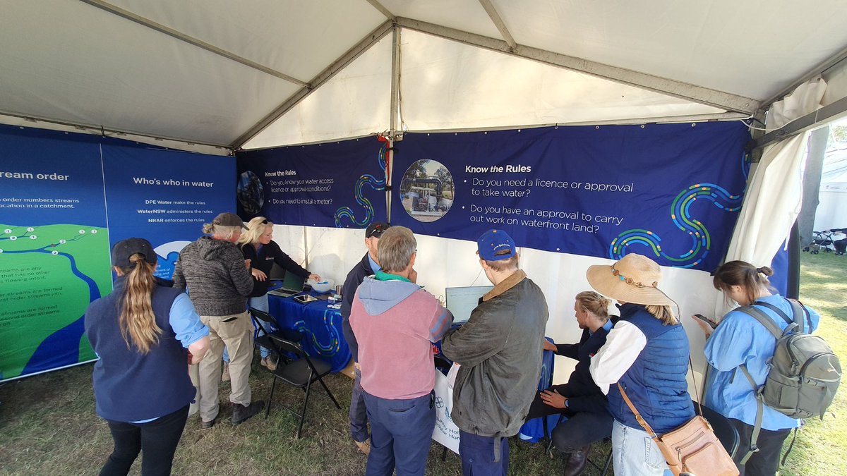 NRAR staff will be at several field days this year to chat face-to-face with NSW water users about their obligations.

Save the dates below for the first events starting soon:
📅<a href="/TocalFieldDays/">Tocal Field Days</a>: 2-4 May 2025
📅 <a href="/primexaus/">PRIMEX FIELD DAYS</a>: 15-17 May 2025