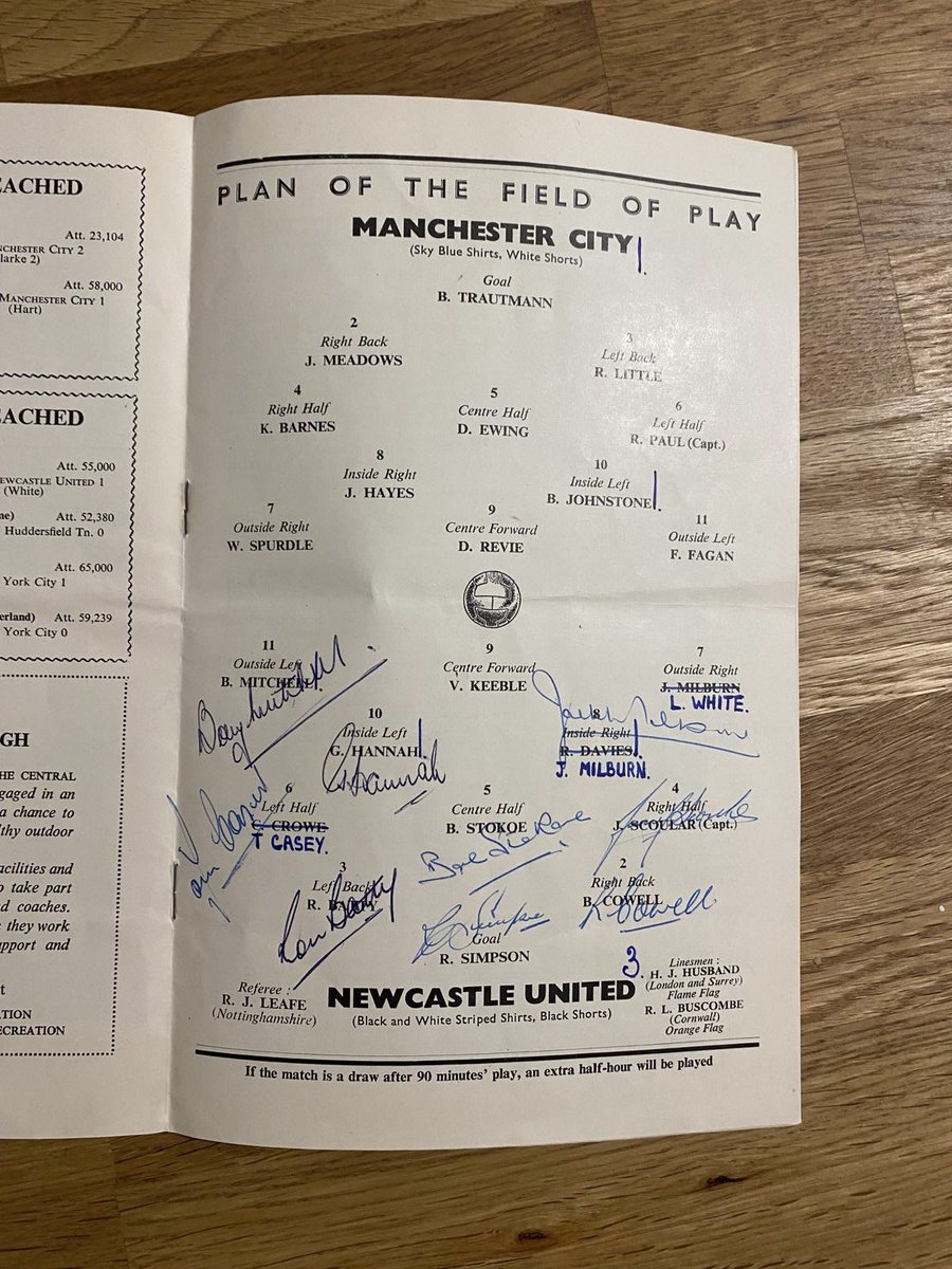 simon cotton (@simoncotton69) on Twitter photo <a href="/NUFC/">Newcastle United</a> My Great Aunt sent her program after attending 1955 #FACup Final to SJP asking the team to sign it & they did & posted back. Is it possible to send my Carabao Cup final program & get the team to sign so I have both, 70 yrs apart? Please 🙏 …PS, not sure how unique this is? <a href="/NUFC/">Newcastle United</a> My Great Aunt sent her program after attending 1955 #FACup Final to SJP asking the team to sign it & they did & posted back. Is it possible to send my Carabao Cup final program & get the team to sign so I have both, 70 yrs apart? Please 🙏 …PS, not sure how unique this is?