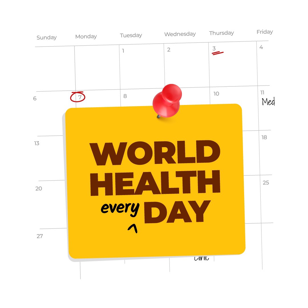 'Being healthy' isn't something that should be celebrated just today on #WorldHealthDay. It's the little yet significant choices we make daily that truly count. A deep breath, a healthy meal, a moment of rest - it all adds up!
#TakeItEasy #WorldHealthDay #HealthyLifestyle