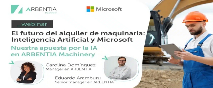 NUESTRO  COLABORADOR: <a href="/arbentia/">ARBENTIA</a>  INVITA A LOS ASOCIADOS DE #ANAPAT A UN WEBINAR “EL  FUTURO DEL ALQUILER DE MAQUINARIA: INTELIGENCIA ARTIFICIAL Y MICROSOFT”  EL PRÓXIMO 22 DE ABRIL A LAS 10

anapat.es/arbentia-invit…