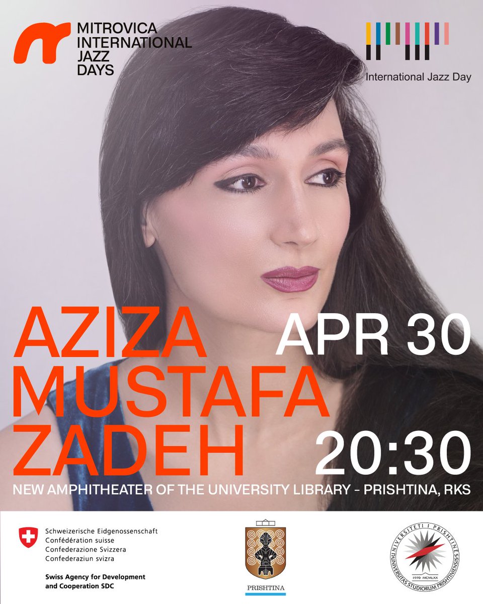 First time in Kosovo, Princess of Jazz, Aziza Mustafa Zadeh blends the soulful depth of Azerbaijani mugham, the freedom of jazz improvisation, and the sophistication of Western classical music, creating a sound that is entirely her own! 
rave-travel.com/tickets-en.nsp…