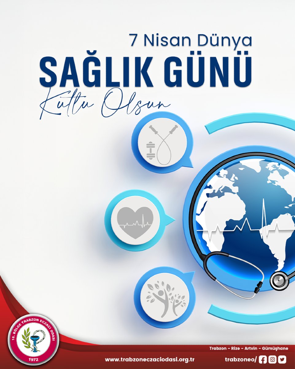 7 Nisan Dünya Sağlık Günü Kutlu Olsun
.
.
.
#eczacışart #eczacıheryerde #eczacı #sağlıkgünü #7nisandünyasağlıkgünü