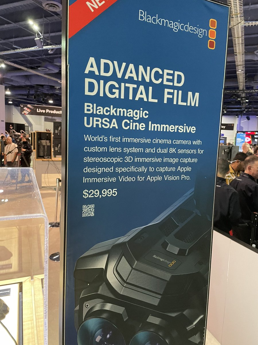 Second day at NAB (first day with the show floor open) - check out this immersive camera system from #Blackmagic #vegas #nabshow